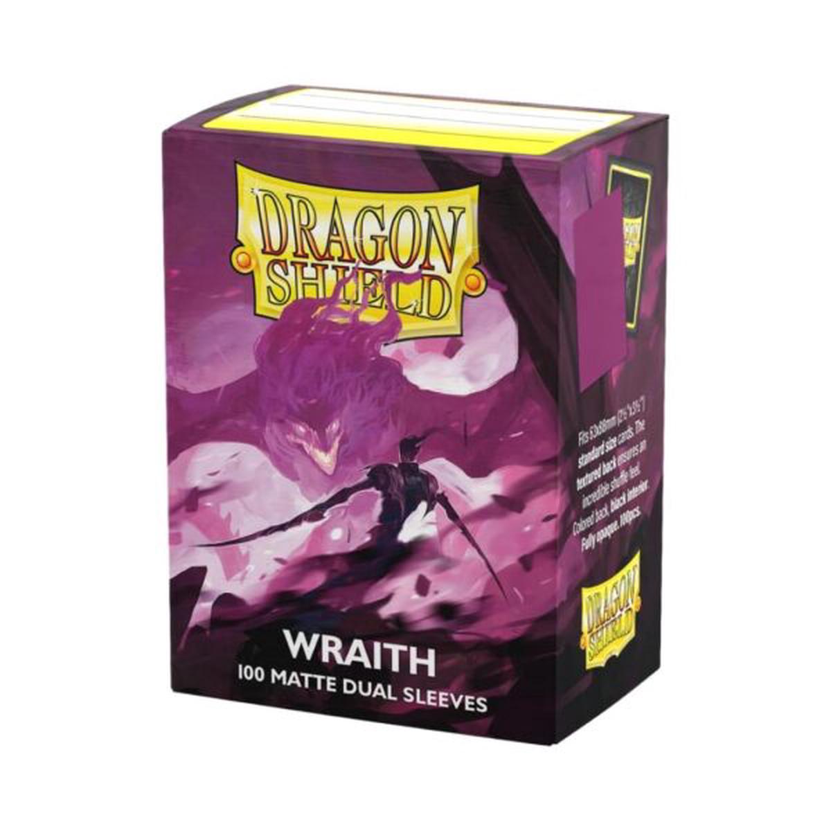 Dragon Shield Sleeves Standard  Dual Matte (x100)  Wraith, AT-15056