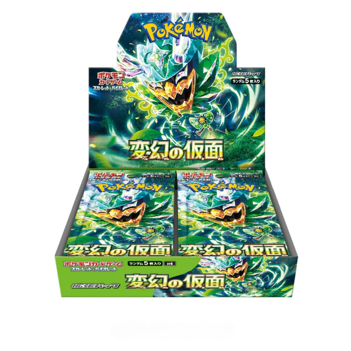 Japanese Pokemon Cards - Scarlet & Violet Mask Of Change - Booster Box