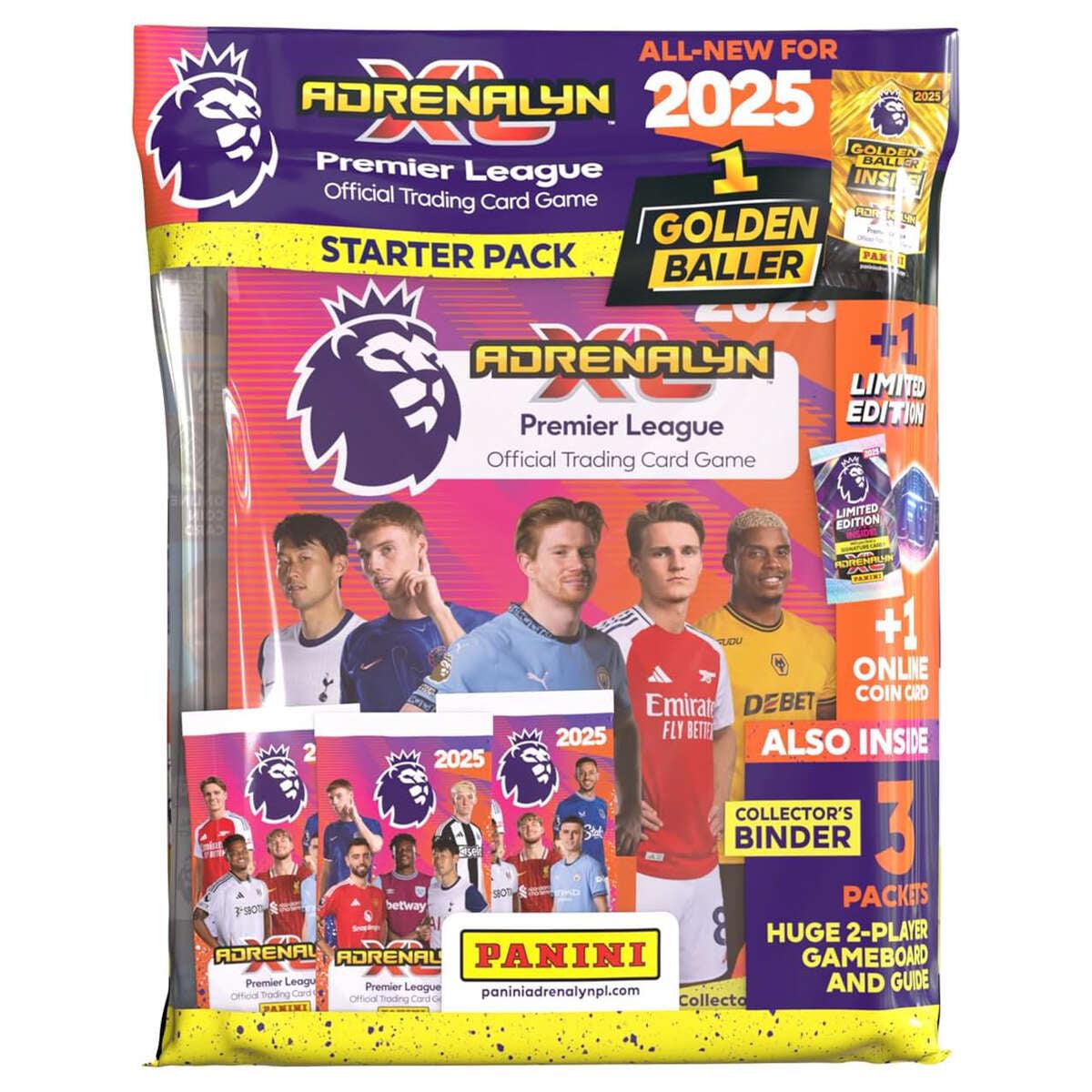 Panini Premier League 2024/25 Adrenalyn XL Official Trading Cards Starter Pack