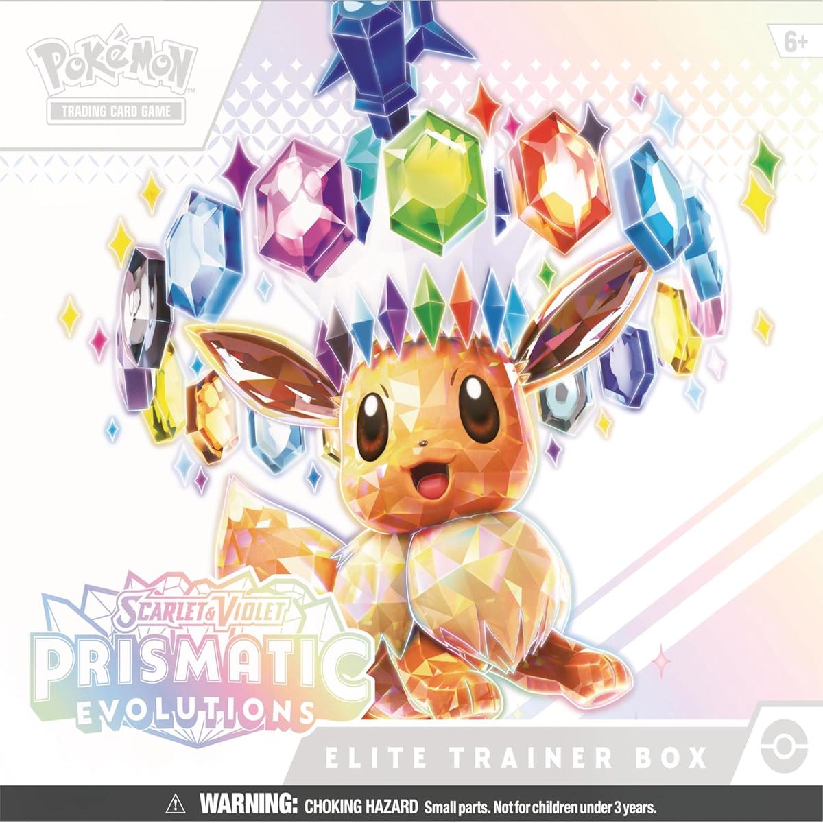 Pokemon TCG Scarlet & Violet Prismatic Evolutions Elite Trainer Box