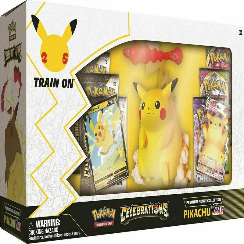 TCG - POKEMON CELEBRATION PIKACHU V-MAX FIGURE COLLECTION