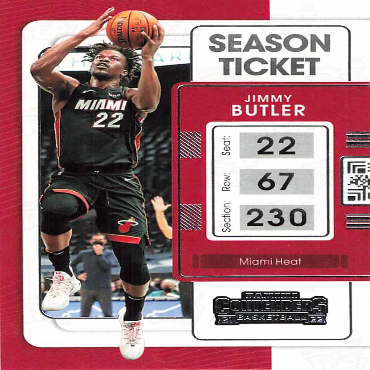 2021-22 Panini Contenders Season Ticket Jimmy Butler
