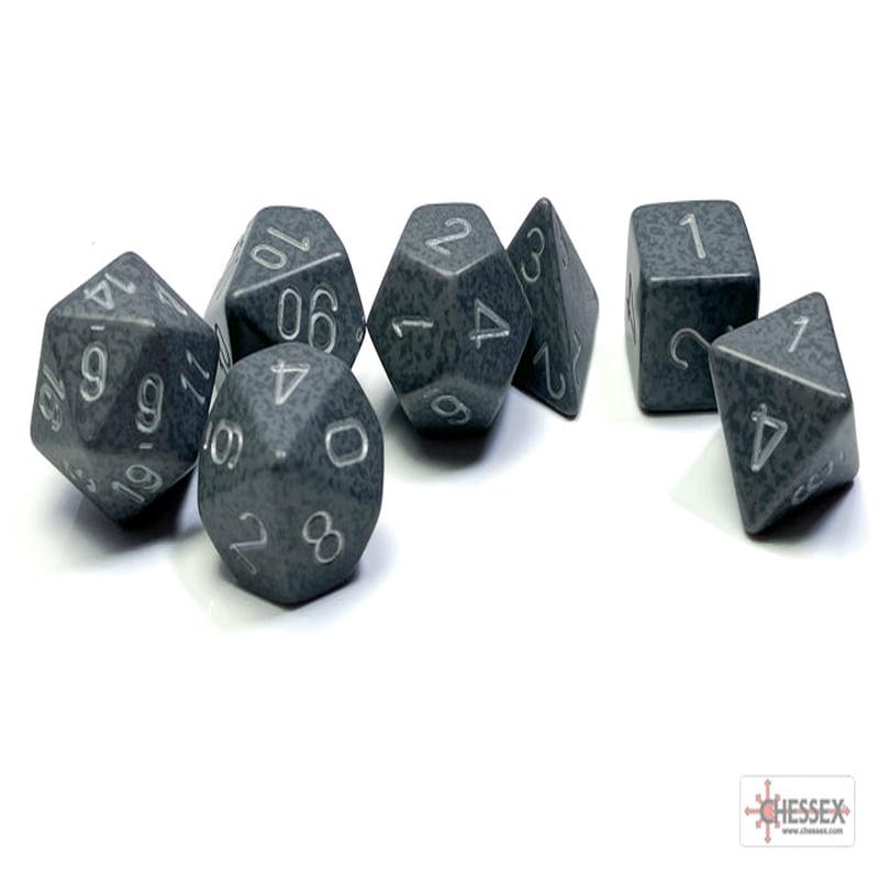 Chessex 25340 Hi-Tech Speckled Polyhedral 7-Die Set