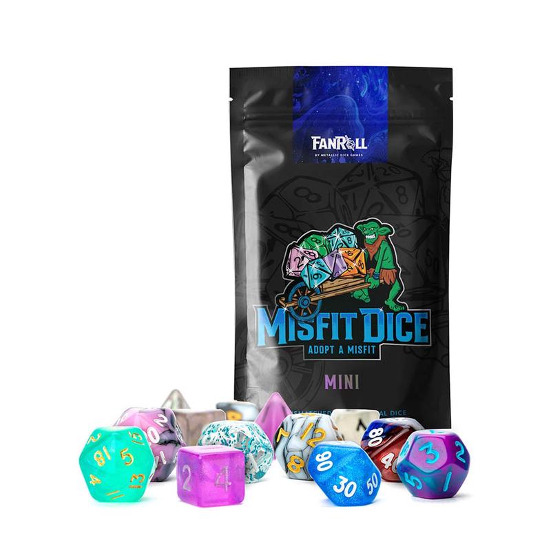 MDG MDG9203 Fanroll Misfit Mini Dice Pack (2 set pack)