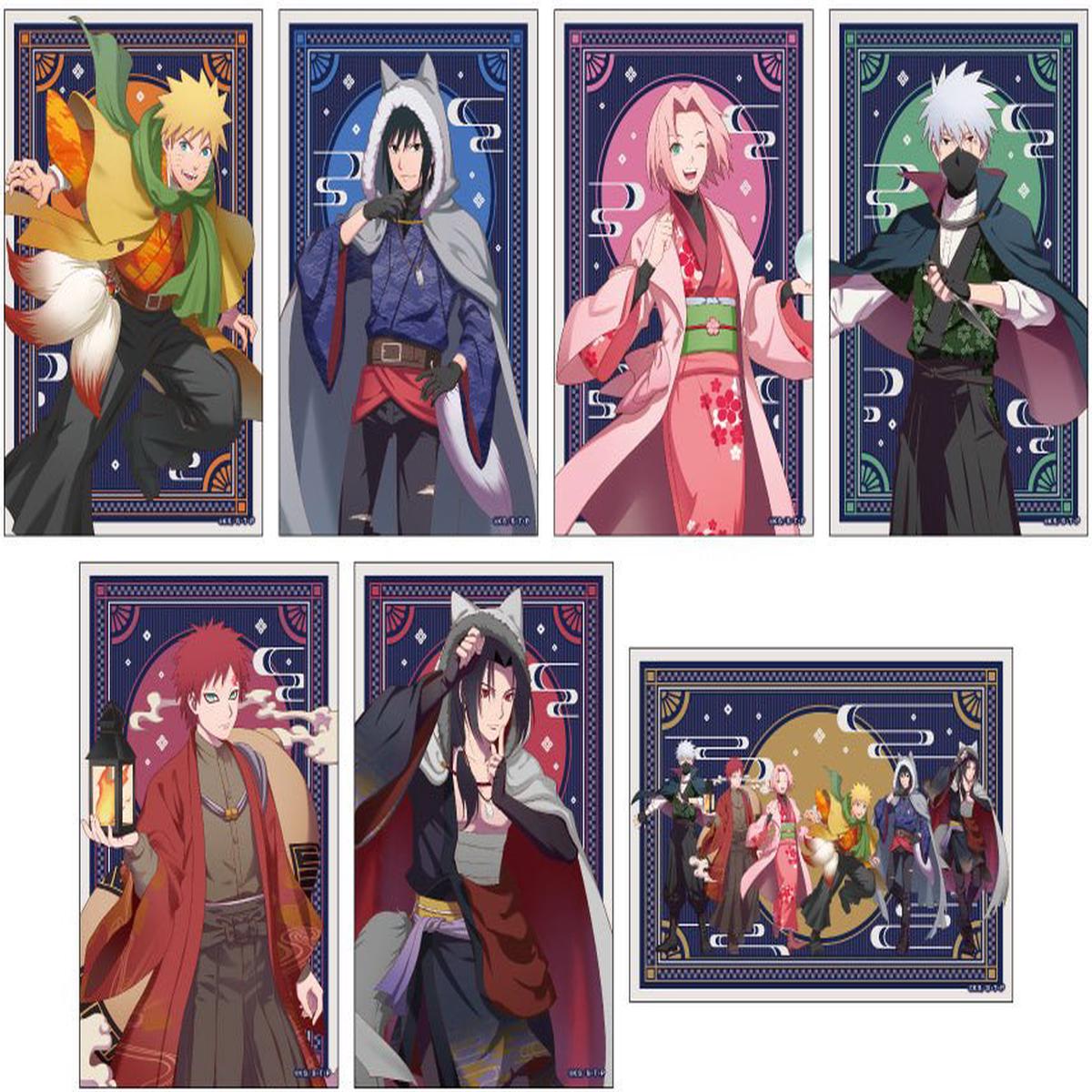 Naruto Shippuden: Newly Drawn Illustration Card Set [Zinrou ver.]