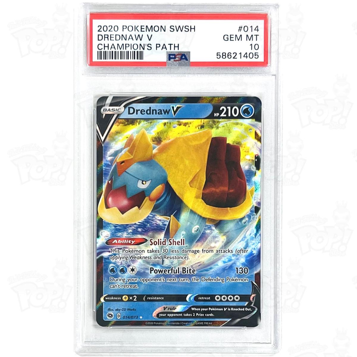 Pokemon TCG: Champions Path Drednaw V 14/73 / Ultra Rare PSA 10 #3