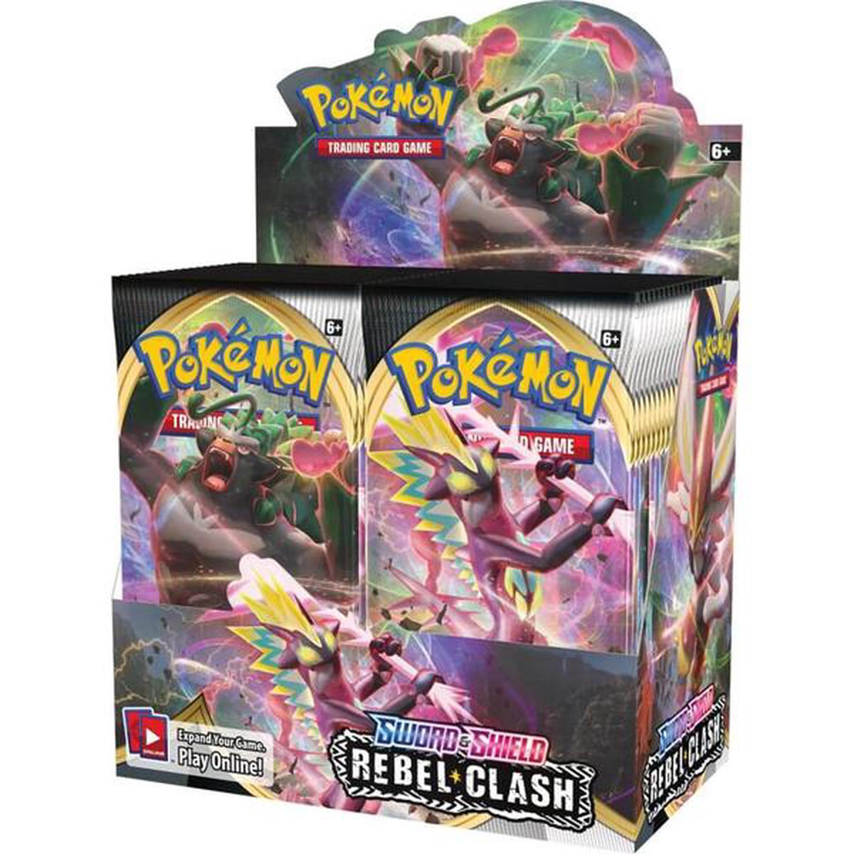Pokemon TCG Sword & Shield Rebel Clash Sealed Booster Box