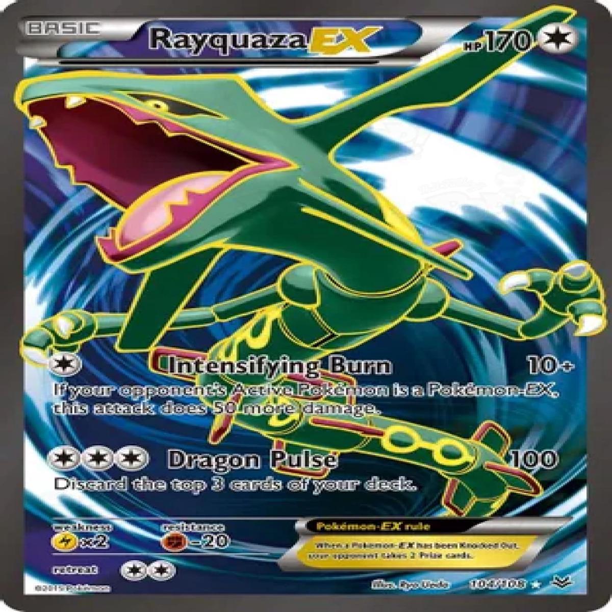 Pokemon TCG: XY - Roaring Skies Rayquaza EX 104 / Ultra Rare