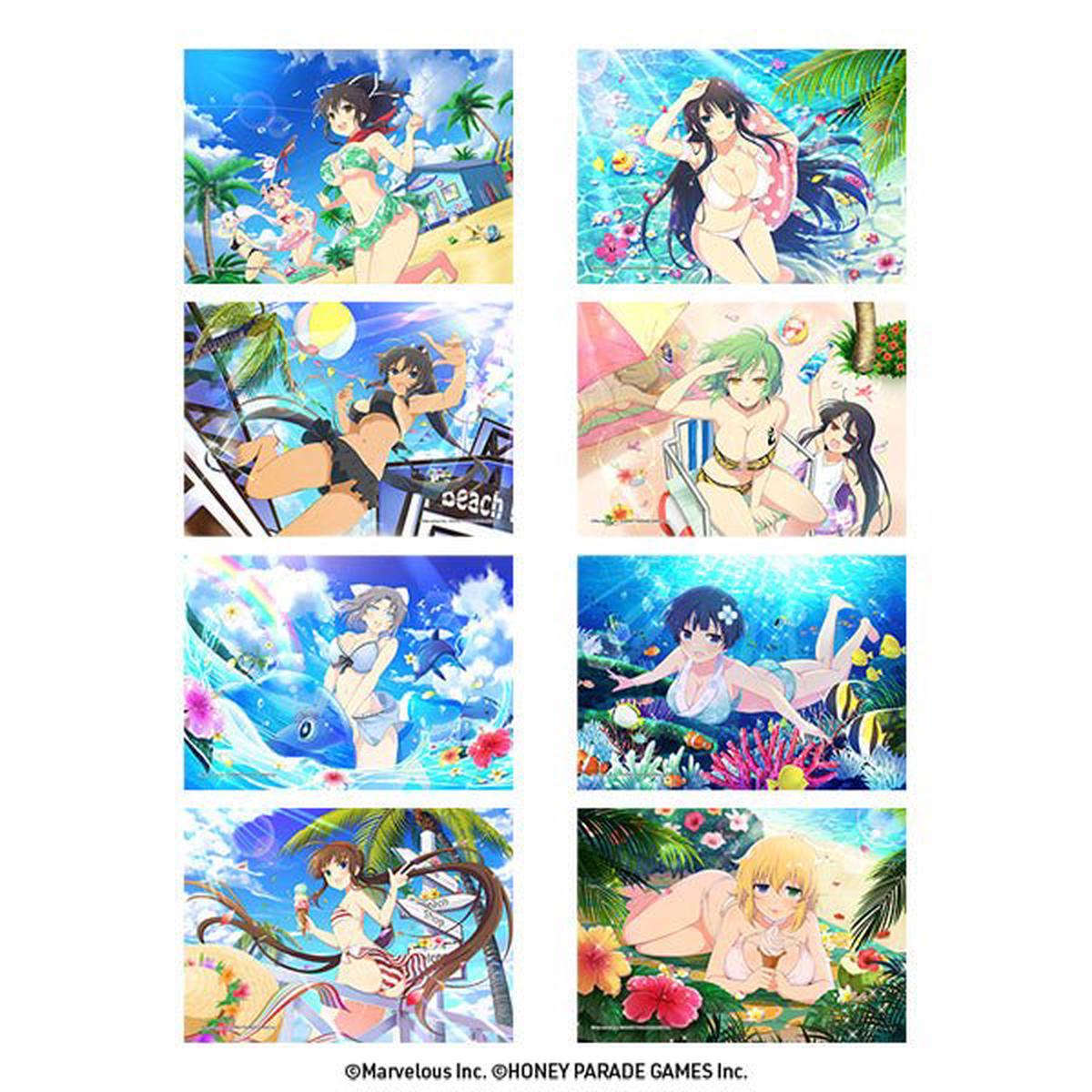 Senran Kagura: 2L Size Bromide Vol.2: 1Box (8pcs)