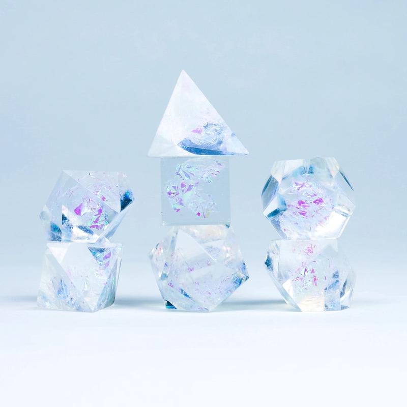 Sirius SIRIUS10-04 Dice Set Clear Cloak & Dagger