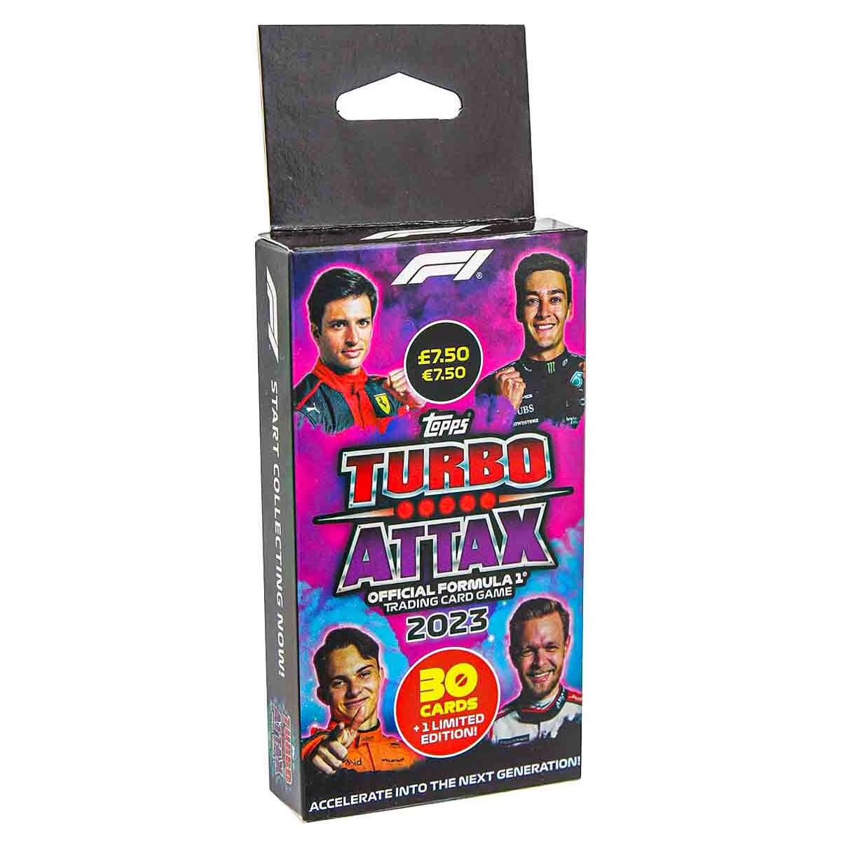 Topps Turbo Attax Official Formula 1 Trading Card Game 2023 Eco Box