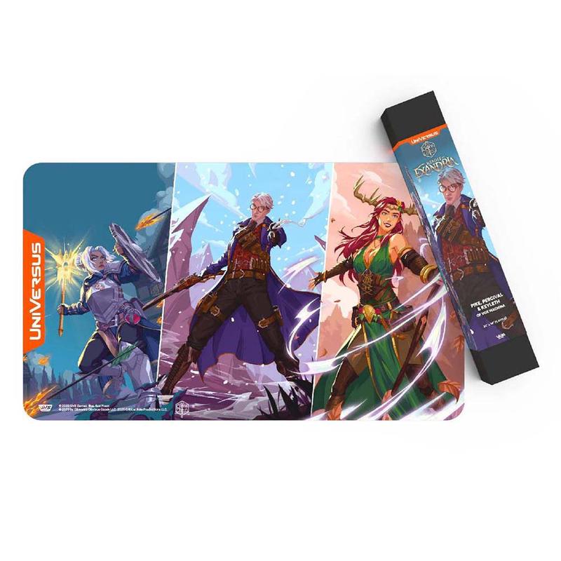 Universus CR07 CRITICAL ROLE: HEROES OF EXANDRIA PIKE, PERCIVAL, KEYLETH PLAYMAT **PRE-ORDER**