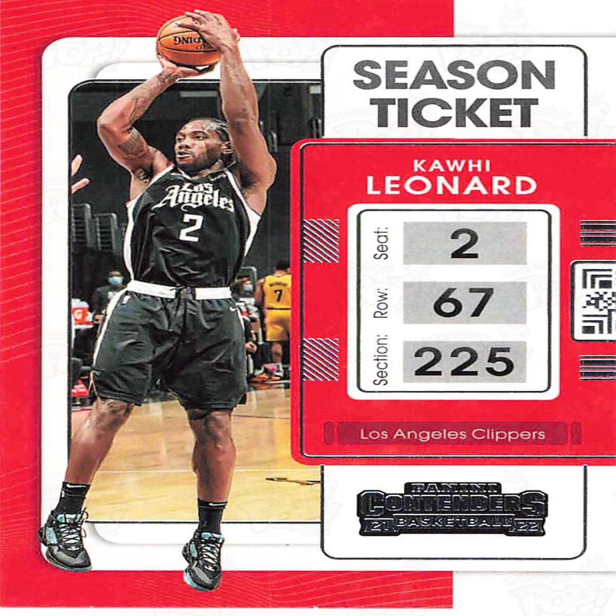 2021-22 Panini Contenders Season Ticket Kawhi Leonard