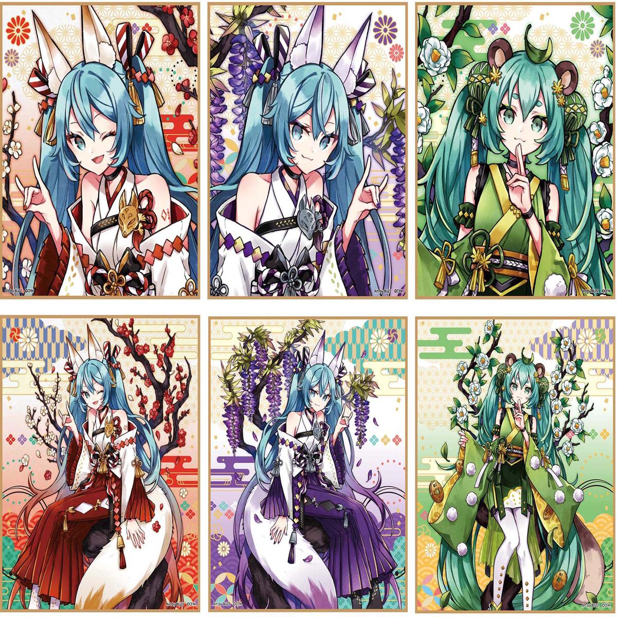 Hatsune Miku: Hyakki Yagyo Shikishi: 1 Random Pull
