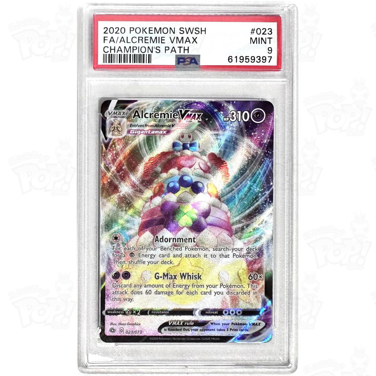 Pokemon TCG: Alcremie VMAX Champion's Path 23/73 PSA 9 #1