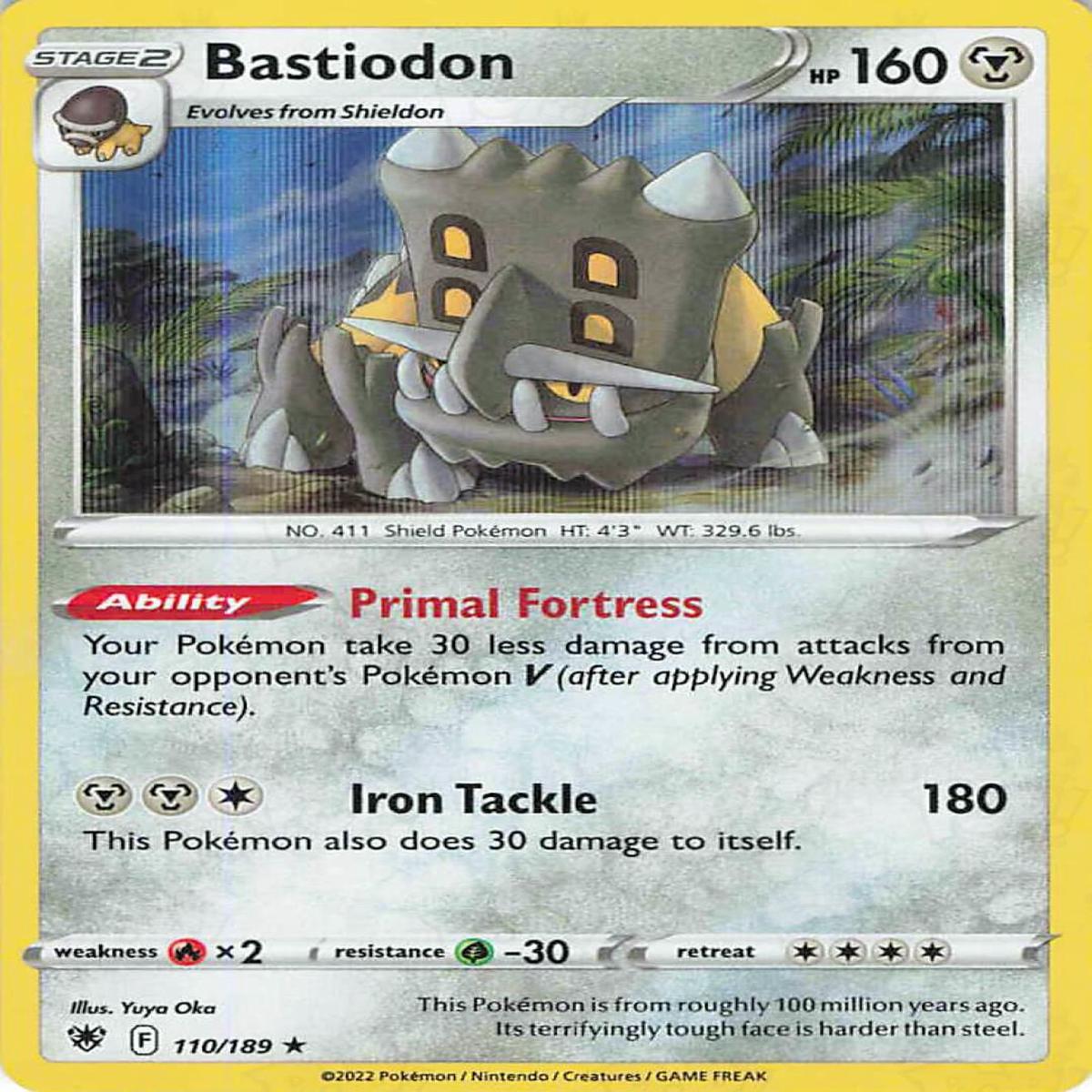 Pokemon TCG: Astral Radiance Bastiodon 110/189 / Holo Rare