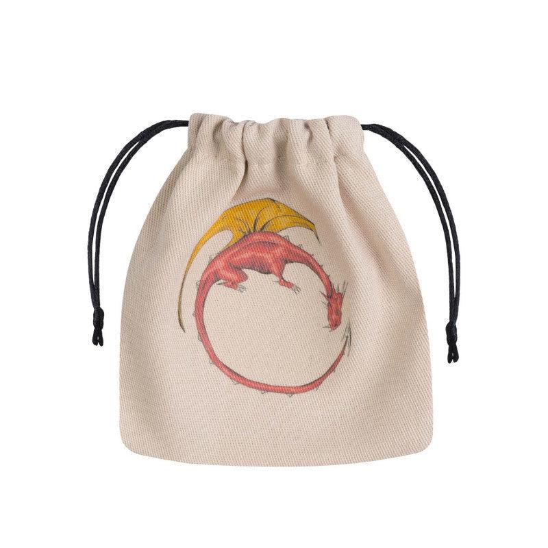 Q Workshop BDRA101 Dragon Beige & multicolor Dice Bag