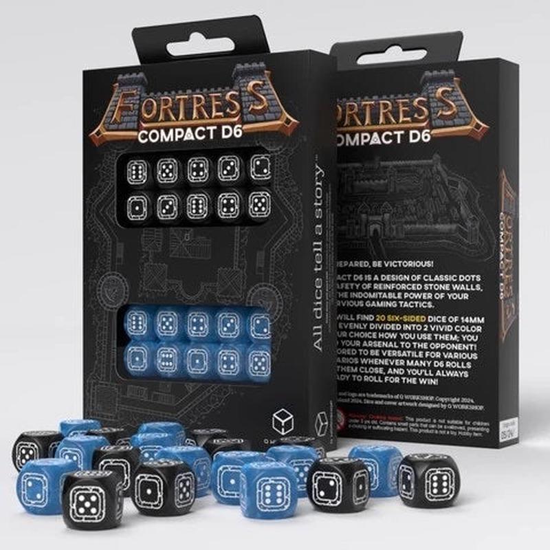Q Workshop STCB02 Fortress Compact D6: Black&Blue