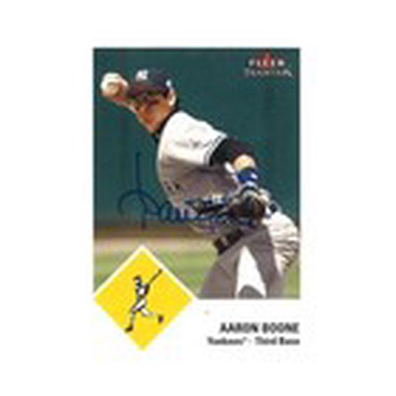 2003 Fleer Tradition Aaron Boone Autograph (CX Auth)