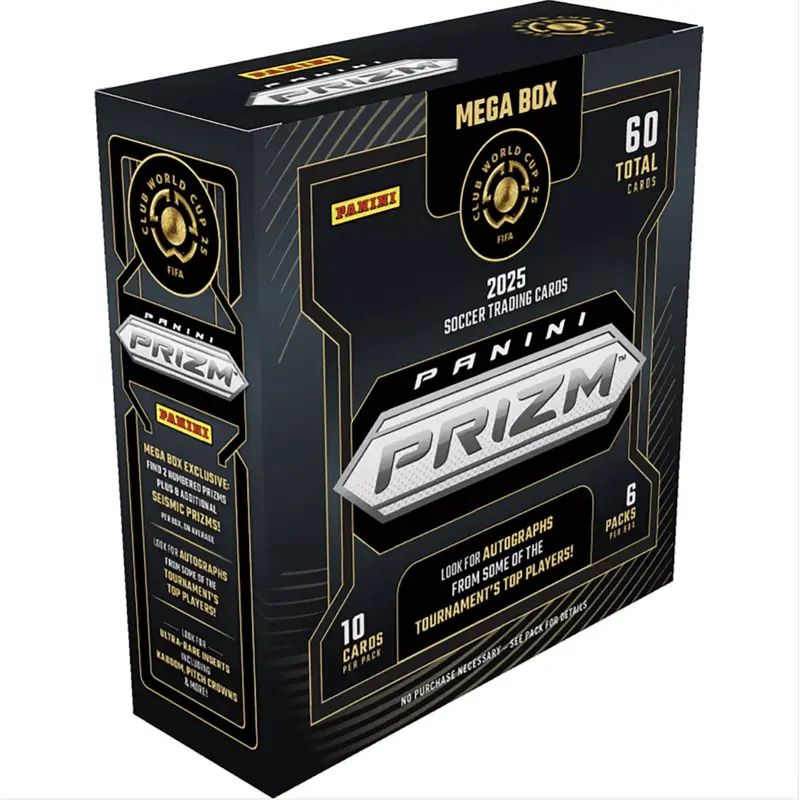 2025 Panini Prizm FIFA Club World Cup Soccer Hobby Mega Box