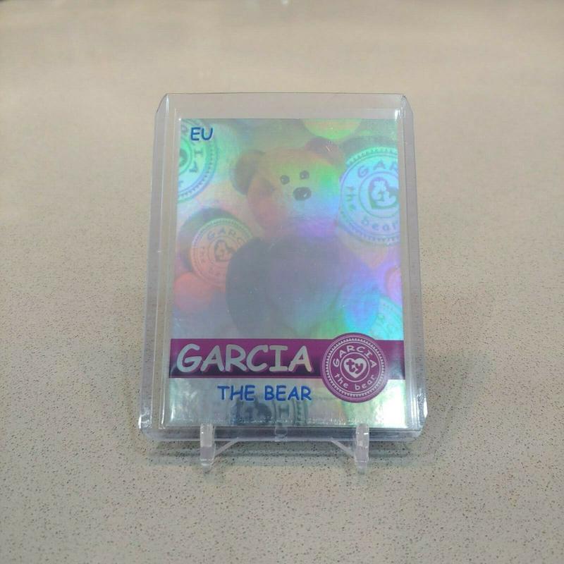 GARCIA The Bear TY Beanie Babies TRADING CARD - BBOC Series 2 Blue 0689 NM/M