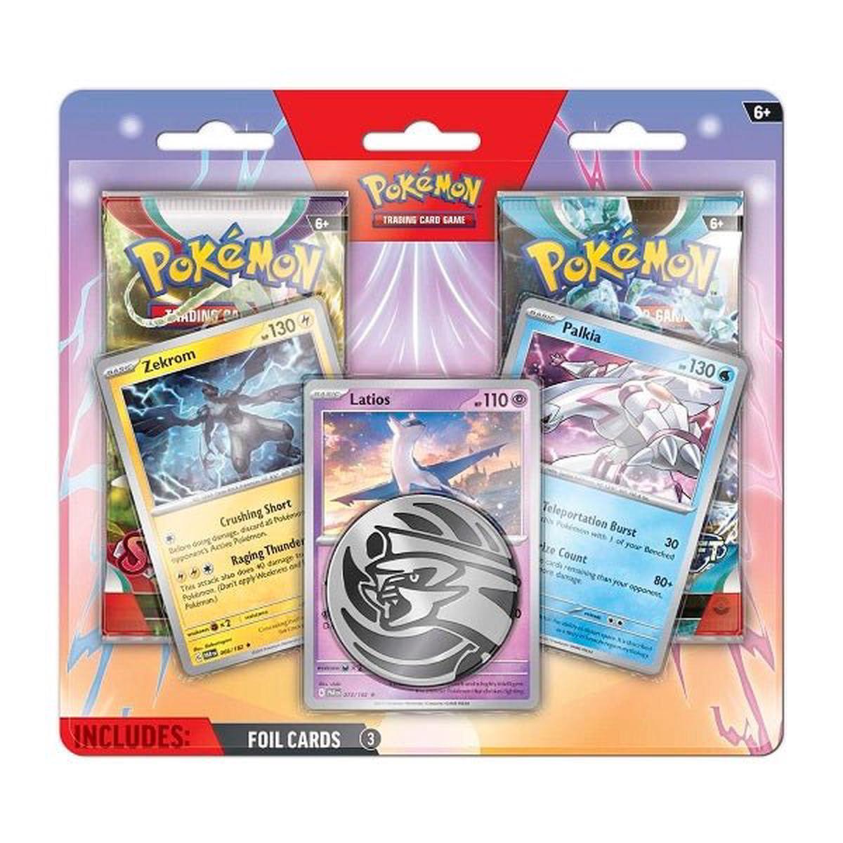 Pokemon - TCG - Enhanced 2 Pack Latios, Zekrom, Palkia Blister