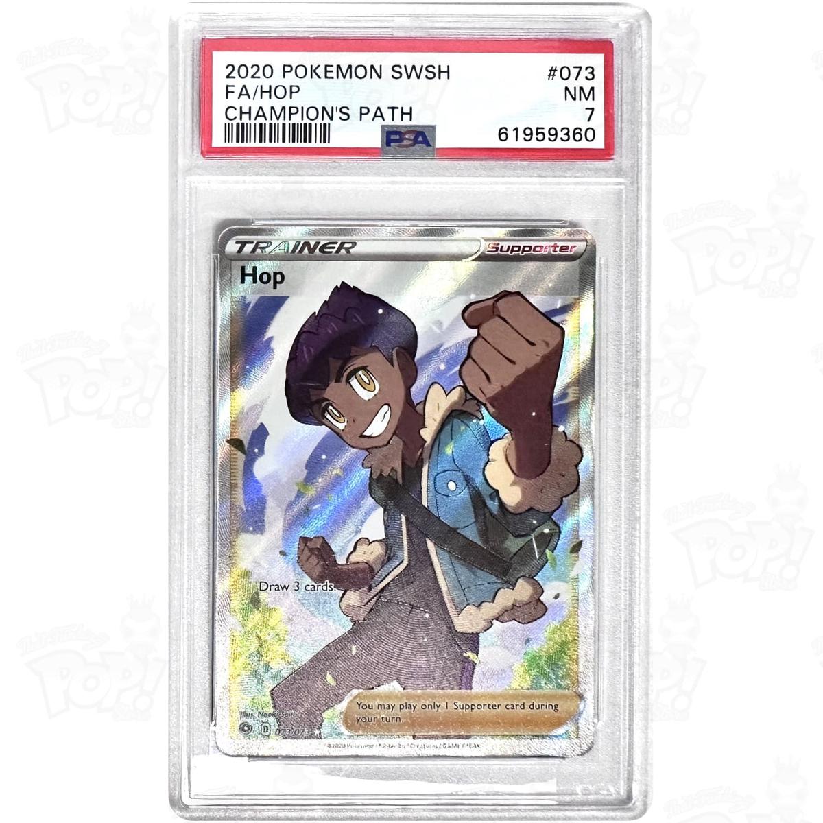Pokemon TCG: Hop (Full Art) Champion's Path 73/73 PSA 7
