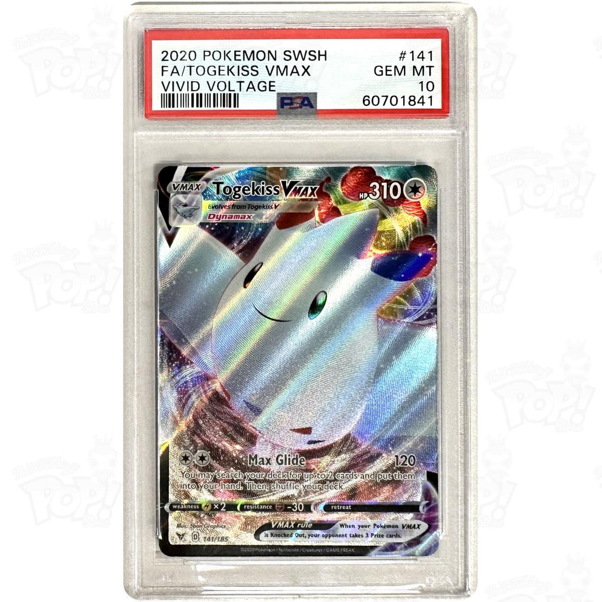 Pokemon TCG: Togekiss VMAX 141/185 / Ultra Rare PSA 10
