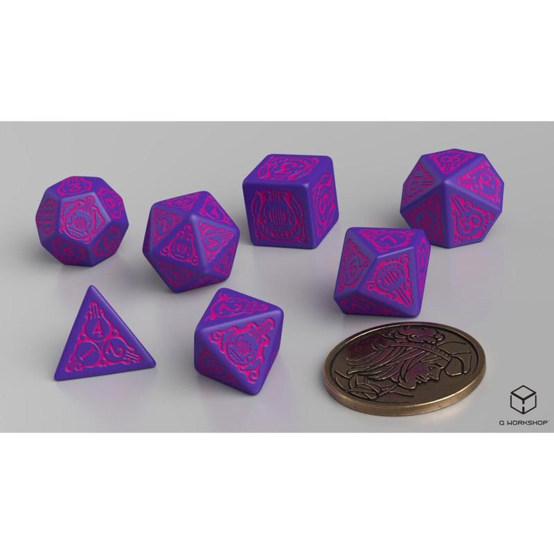 Q Workshop SWDA01 The Witcher Dice Set. Dandelion Viscount de Lettenhove