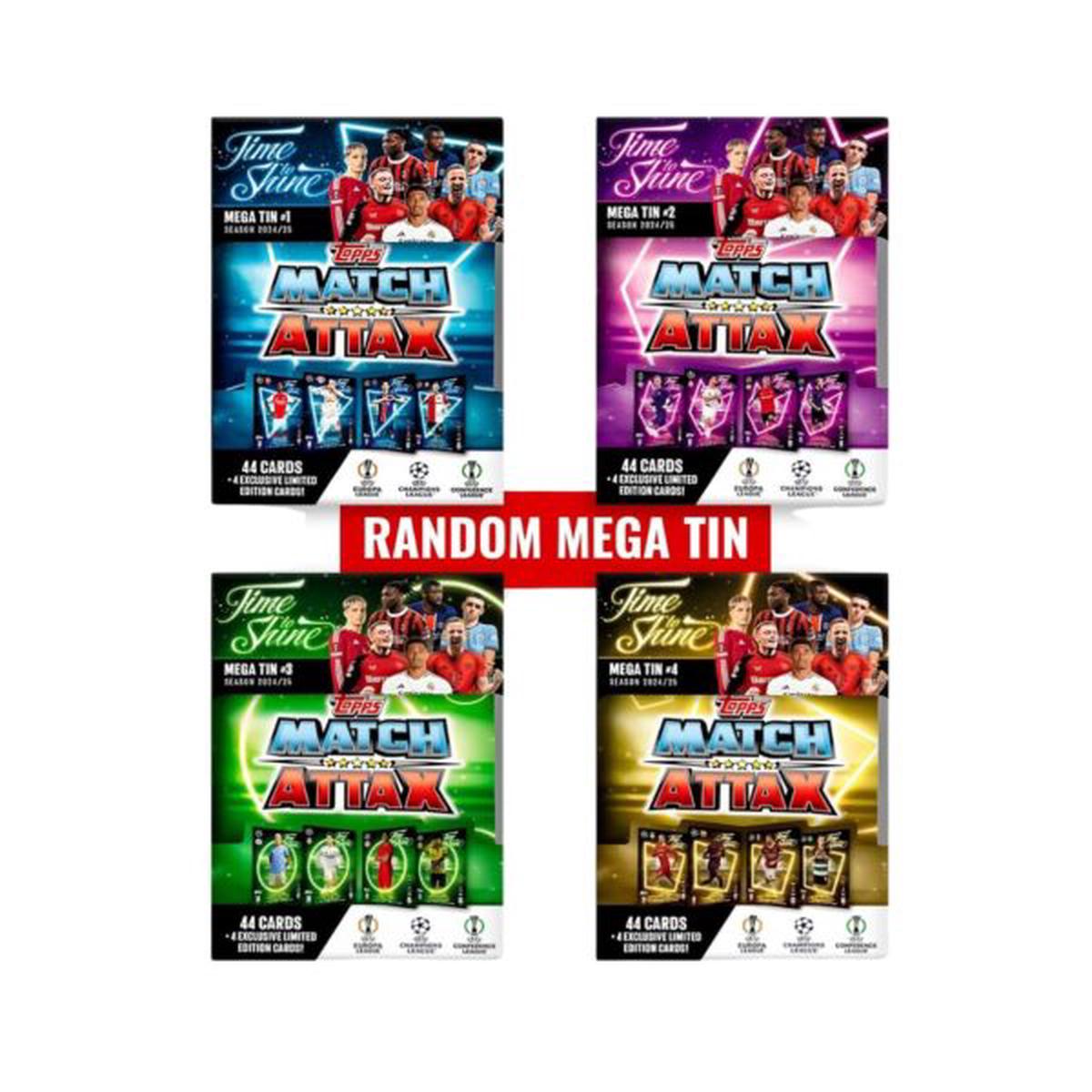 Topps Match Attax 2024/25 Mega Tin (1 Random) FS0005262
