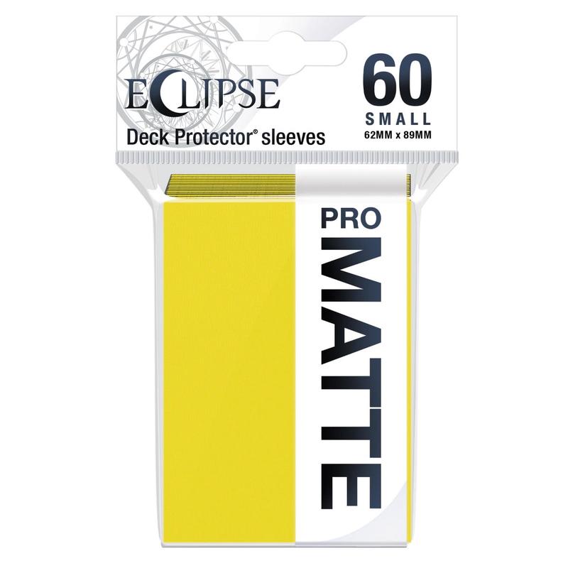 Ultra Pro 15644 Eclipse Matte Small Sleeves: Lemon Yellow
