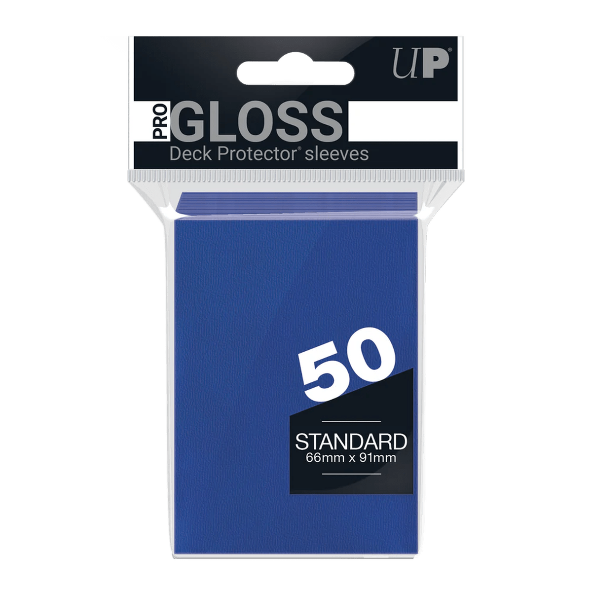 Ultra Pro Pro-Gloss Standard Deck Protector Sleeves 50 pack (Blue)