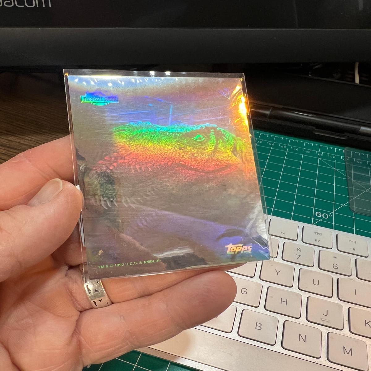 Jurassic Park : 1993 Topps Holographic Insert Action Hologram #1 of 4