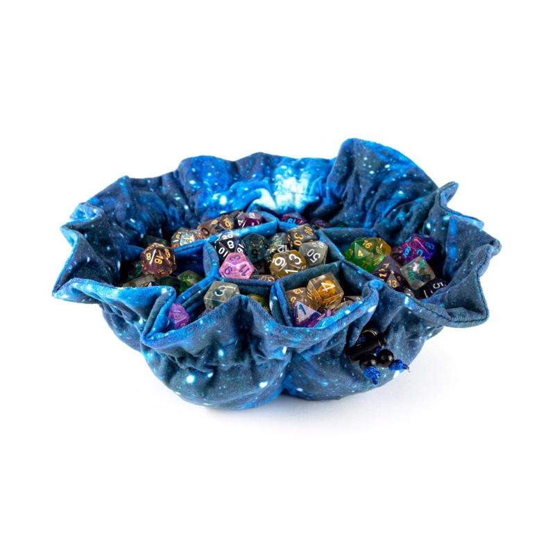 MDG MDG9101 Velvet Dice Bag w/ Pockets: Galaxy