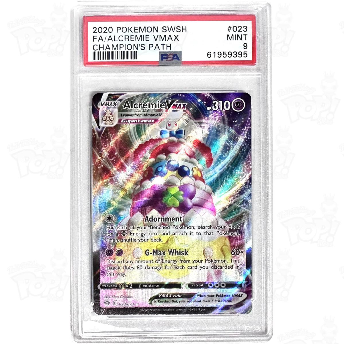 Pokemon TCG: Alcremie VMAX Champion's Path 23/73 PSA 9 #2