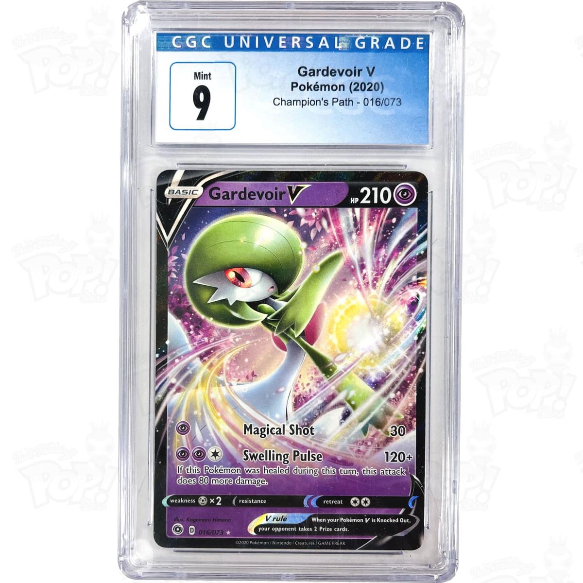 Pokemon TCG: Champions Path 16/73 / Ultra Rare Gardevoir V CGC 9