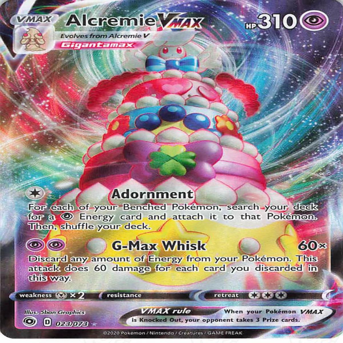 Pokemon TCG: Champions Path Alcremie VMAX 23/73 / Ultra Rare