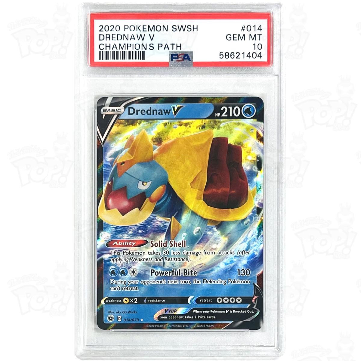 Pokemon TCG: Champions Path Drednaw V 14/73 / Ultra Rare PSA 10 #2