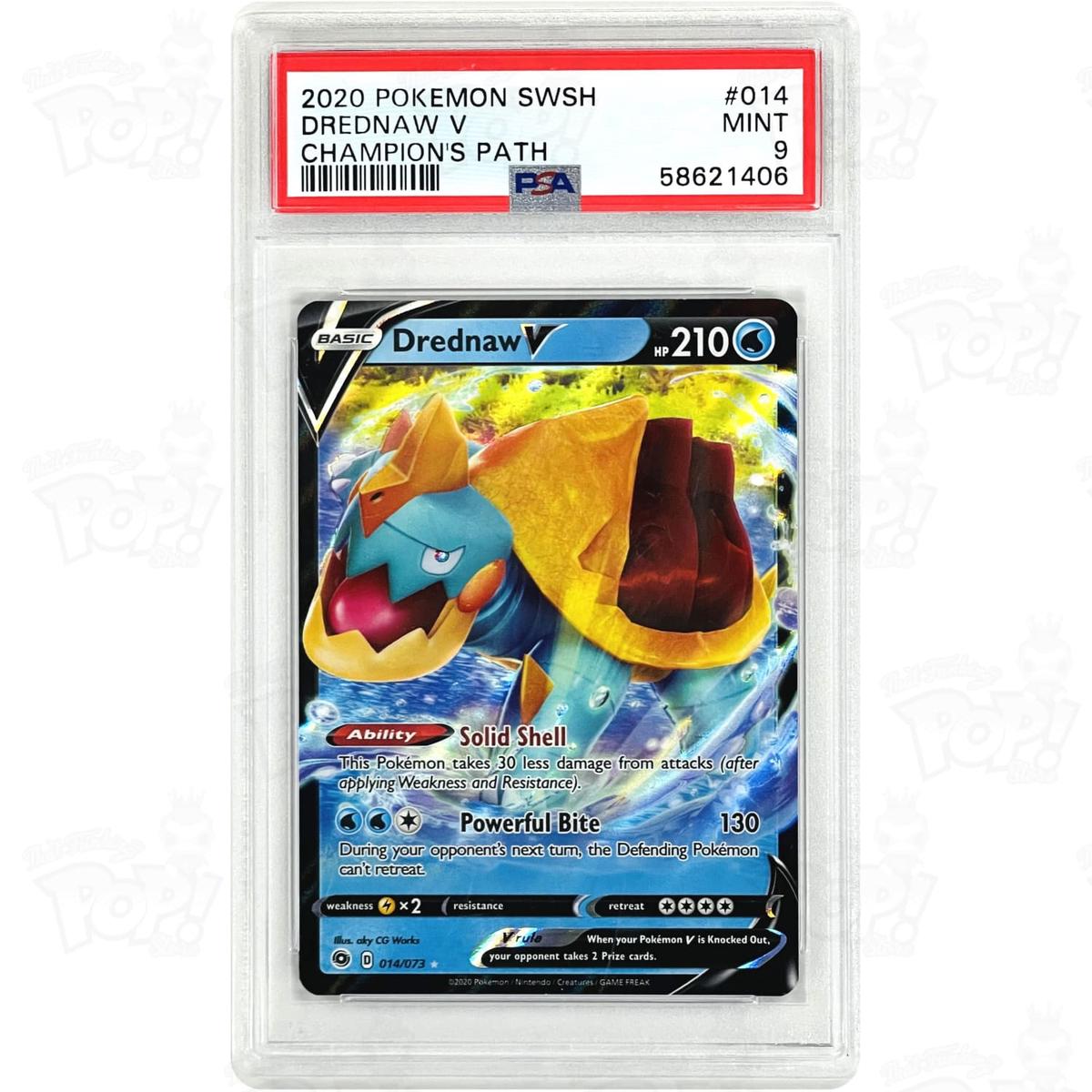 Pokemon TCG: Champions Path Drednaw V 14/73 / Ultra Rare PSA 9