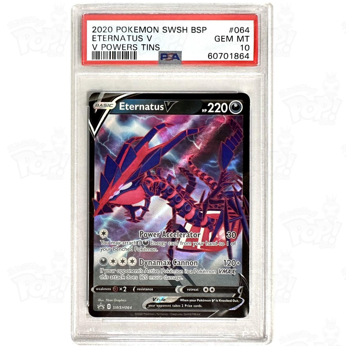 Pokemon TCG: Eternatus V SWSH064 PSA 10