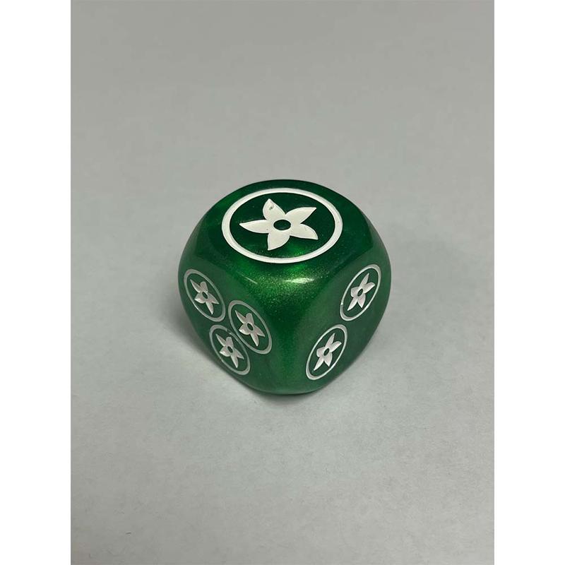 Thai Cards 25TUNIC2 25MM Single Dice Tunic (Marble Green)