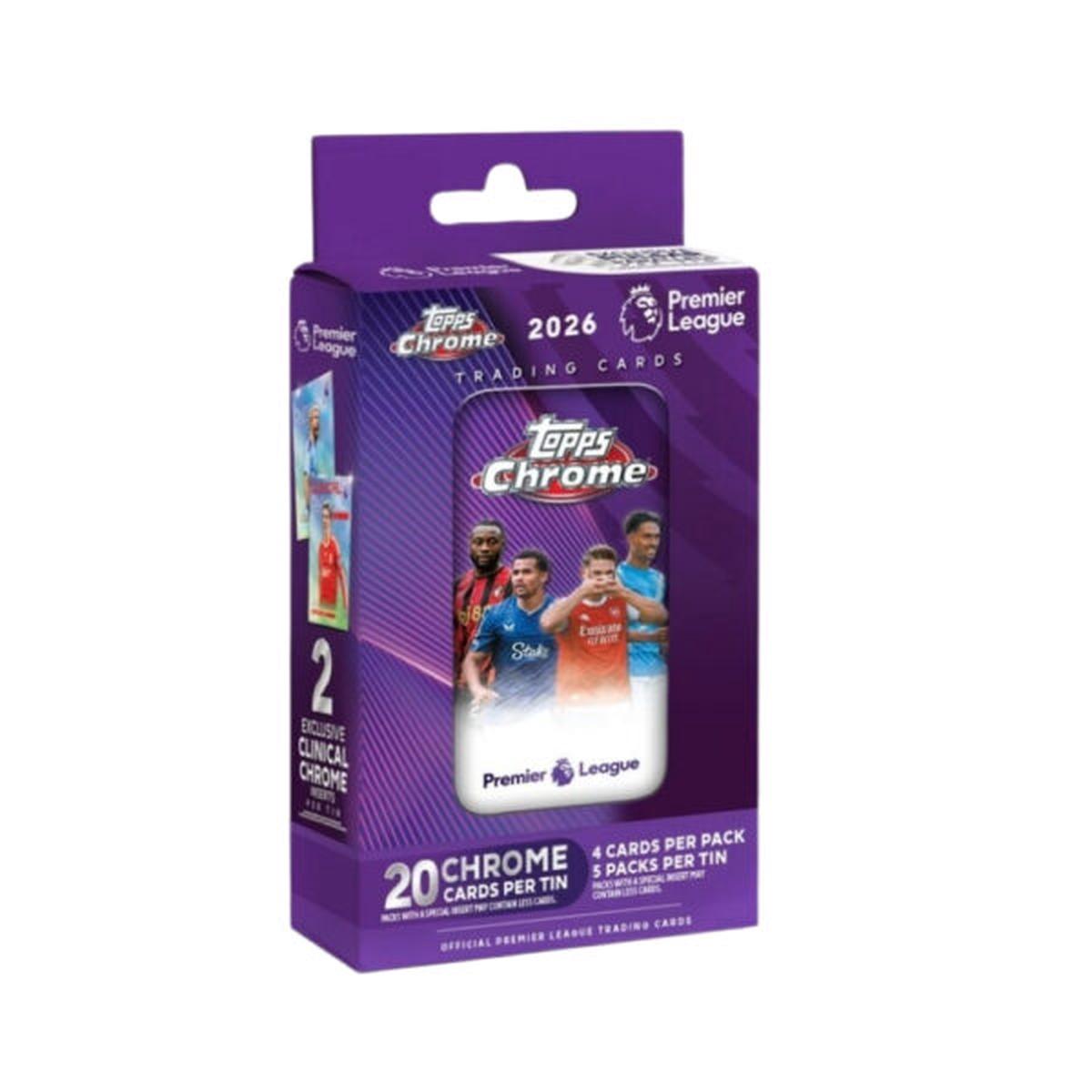 Topps Premier League Chrome 2026 Tin  8697