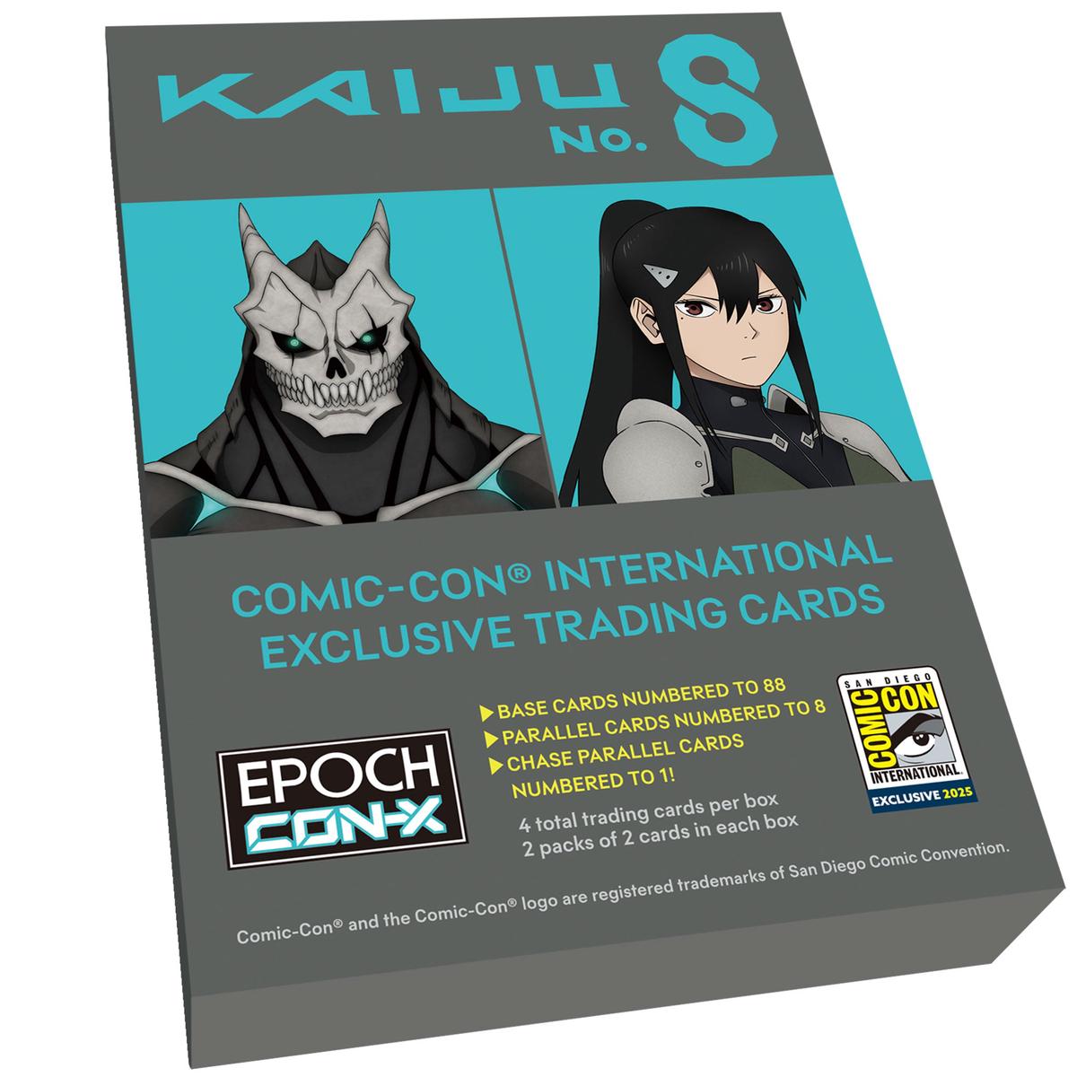 EPOCH CON-X Kaiju No.8 - Comic-Con International Exclusive Trading Cards set LE196 [SDCC 2025]