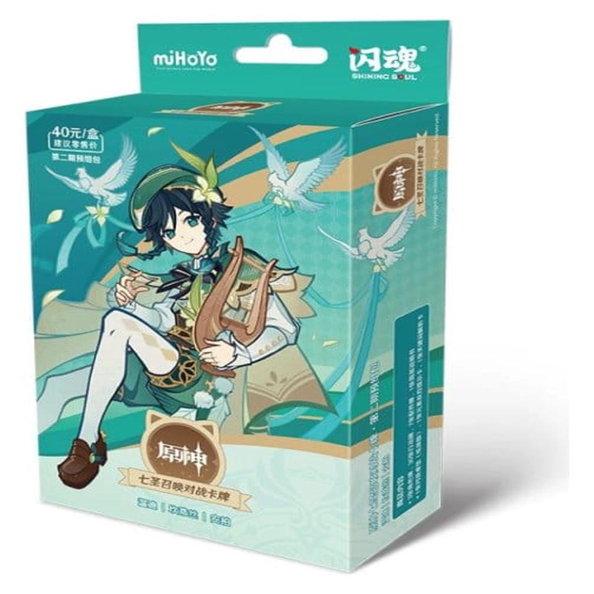 Genshin Impact Trading Card Game - Pre-Build Starter Deck 01 - Venti - Series 2 *Chinese Version*