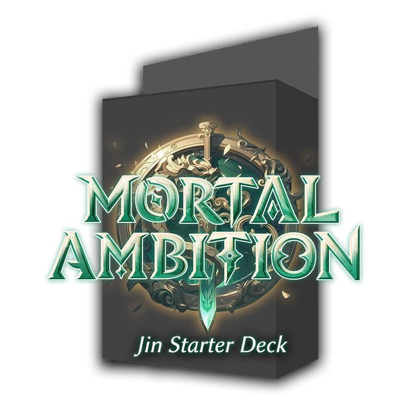 Grand Archive 24S4-EN Grand Archive Mortal Ambition Starter Deck Display Jin