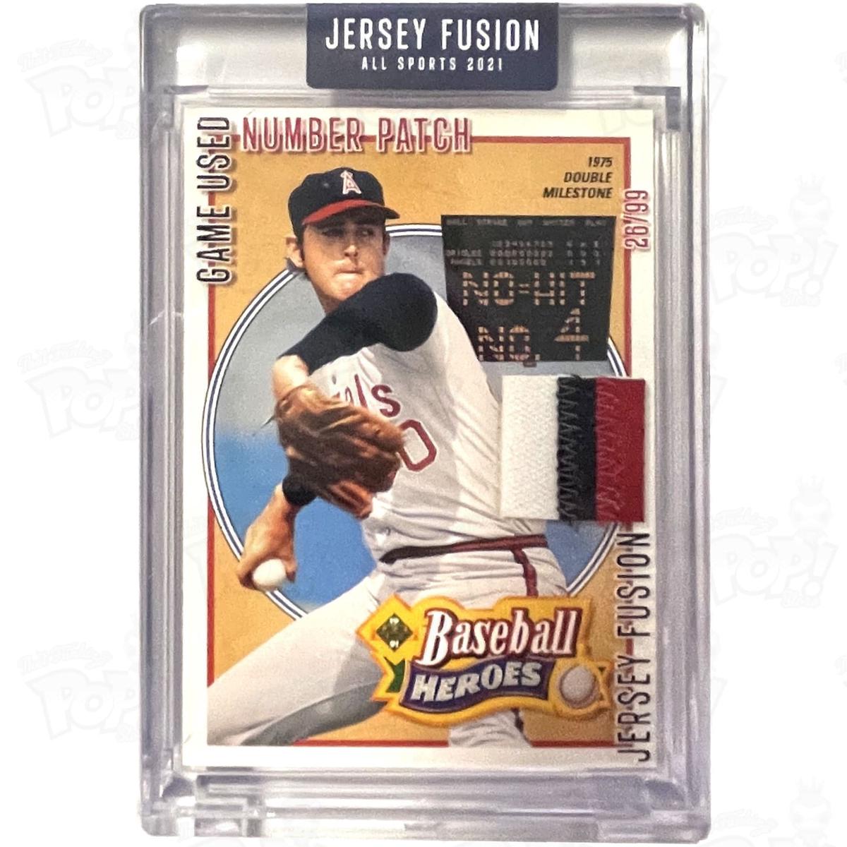 Jersey Fusion 2021: Nolan Ryan Game Used Number Patch Card