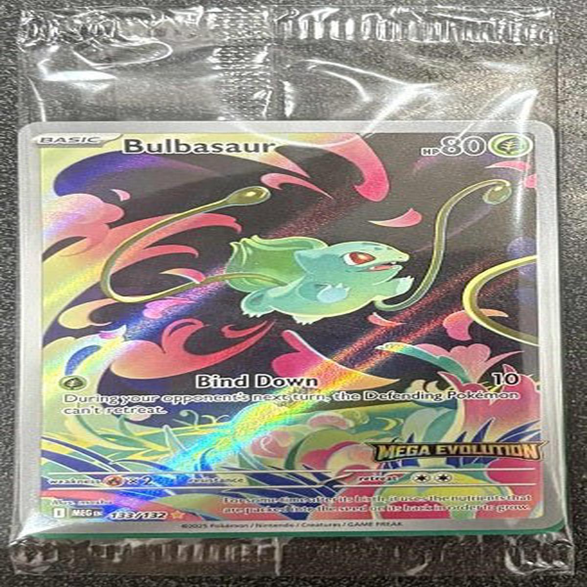 Pokemon TCG: 133/132 Bulbasaur - (Mega Evolution Stamped) Sealed