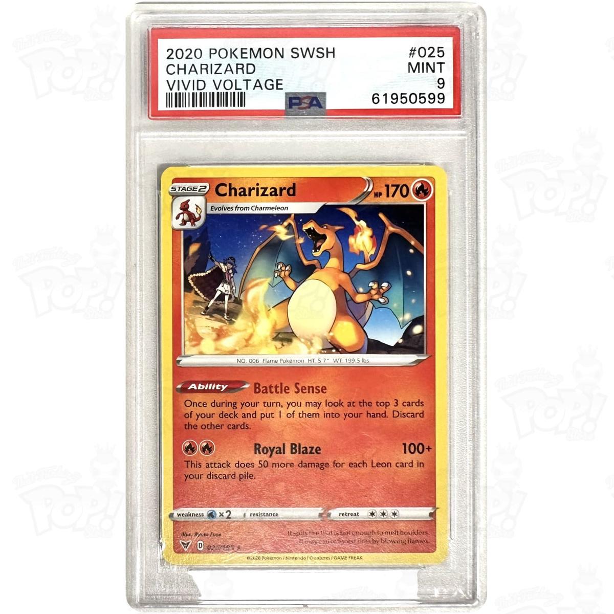 Pokemon TCG: Charizard Vivid Voltage 025/185 PSA 9