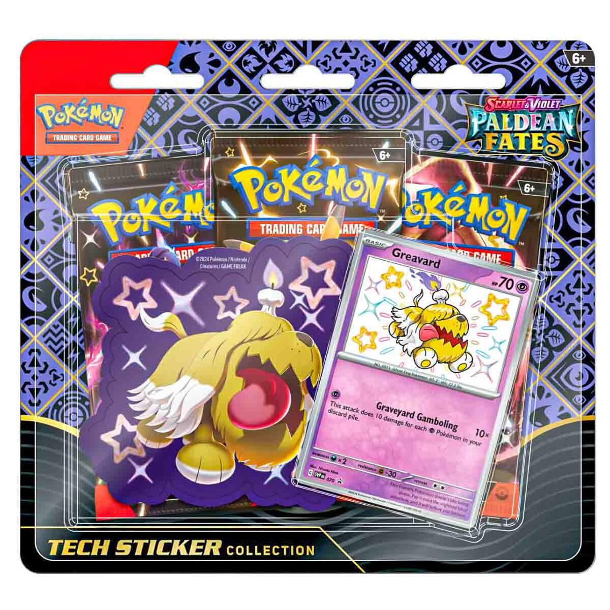 Pokmon TCG: Scarlet & Violet 4.5: Paldean Fates Tech Sticker Collection - Greavard