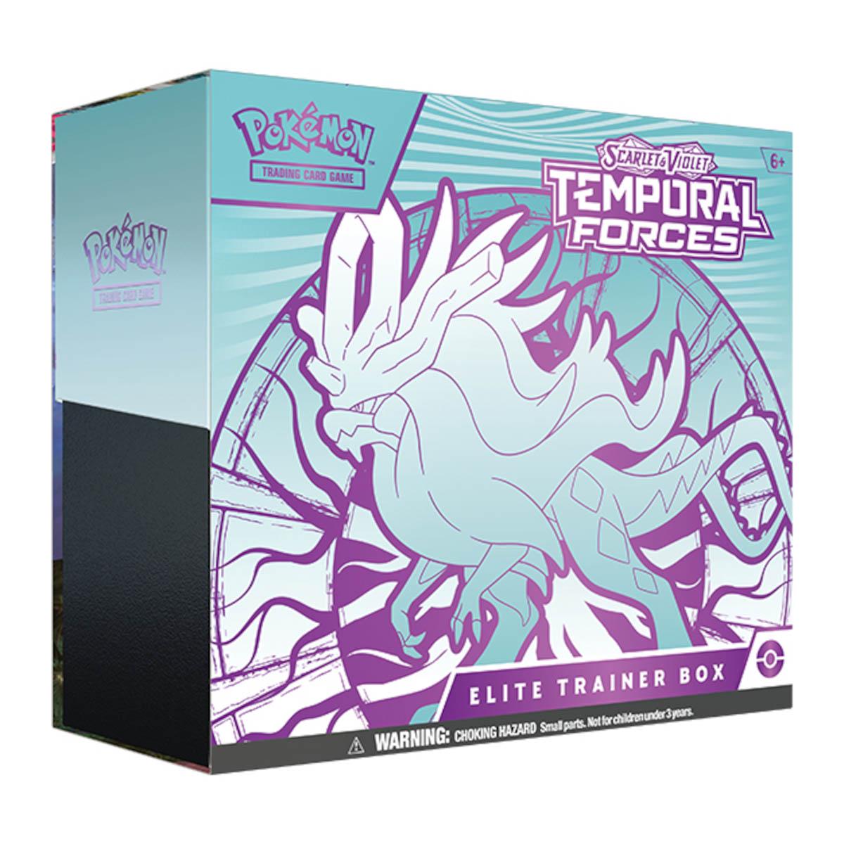 Pokmon TCG Scarlet & Violet: Temporal Forces - Elite Trainer Box - Walking Wake